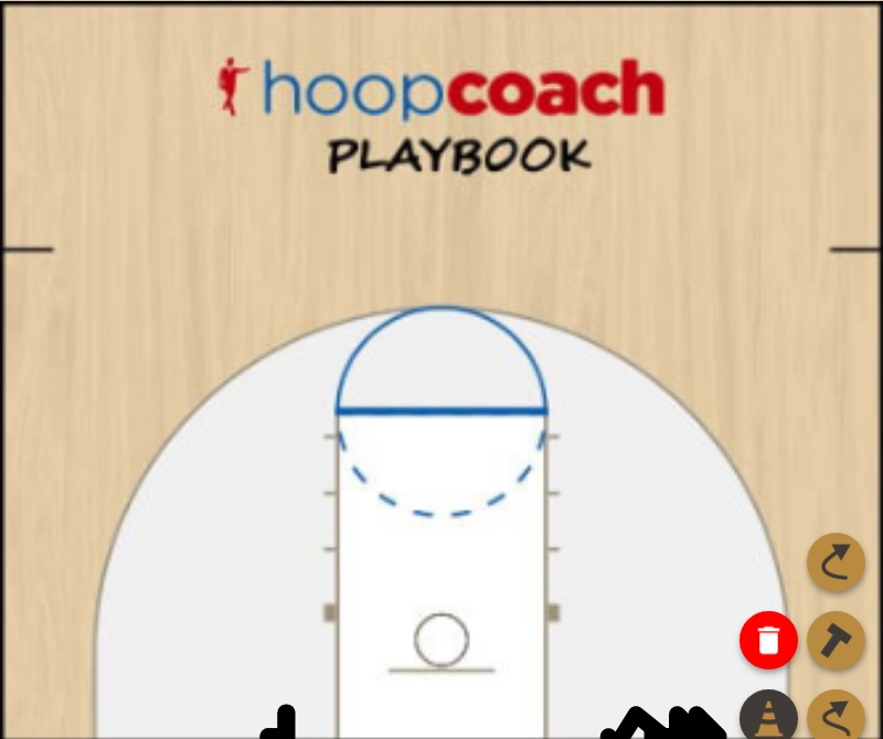 Basketball Play Diamond Zone Play 3 out 2 in