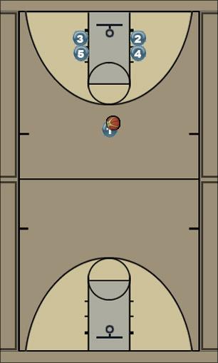 Basketball Play Blue - 41 Uncategorized Plays 
