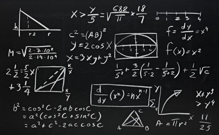 chalkboard equation