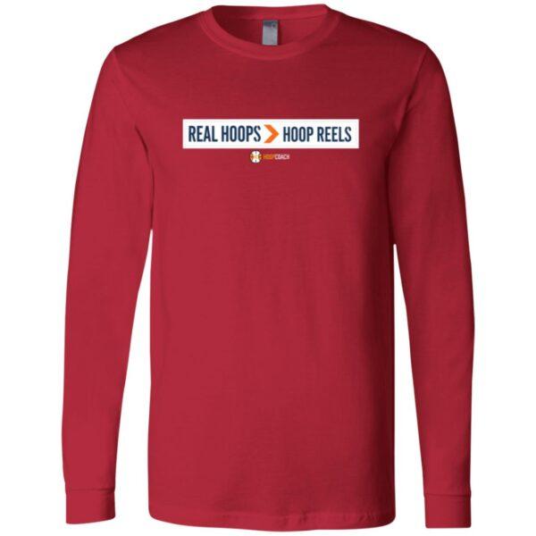 Real Hoops > Hoop Reels Dark LS Shirts